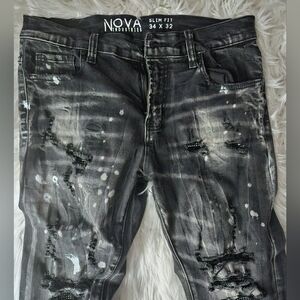 Stylish Black Slim Fit Jeans